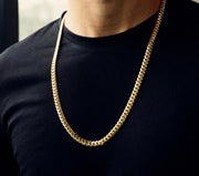 Solid Cuban chain Gold 14k